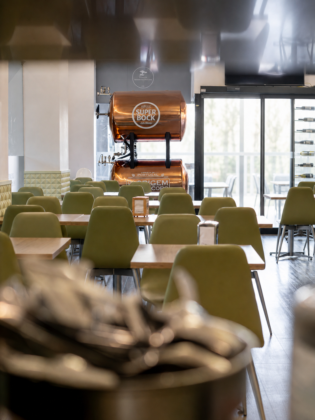 Sala do Restaurante Veneza em Vila Nova de Gaia